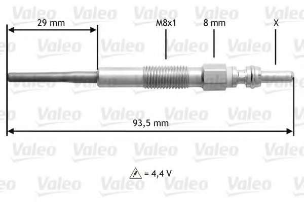 VALEO 345206 Glow Plug